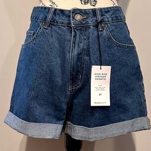 Blue notes high rise Jean short